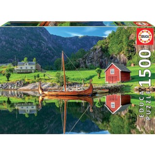 Puzzle 1500 Barco Vikingo