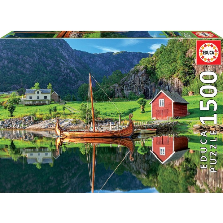 Puzzle 1500 Barco Vikingo