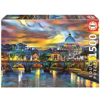 Puzzle 1500 Basílica De San Pedro Y Puente