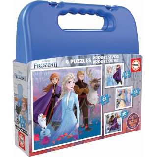 Maleta Puzzles Progresivos Frozen Ii