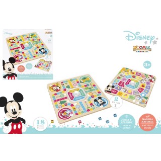 Juego De Mesa Madera Disney  2 En 1.