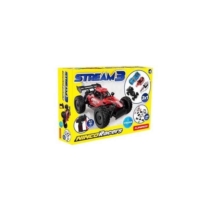 Coche R/C Nincoracers Stream 3 ¡Construye Tu Propio Coche Y 