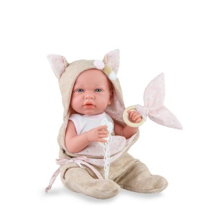 Muñeca Ane Baby Soft En Estuche 45 Cm. Cuerpo Y Extremidades