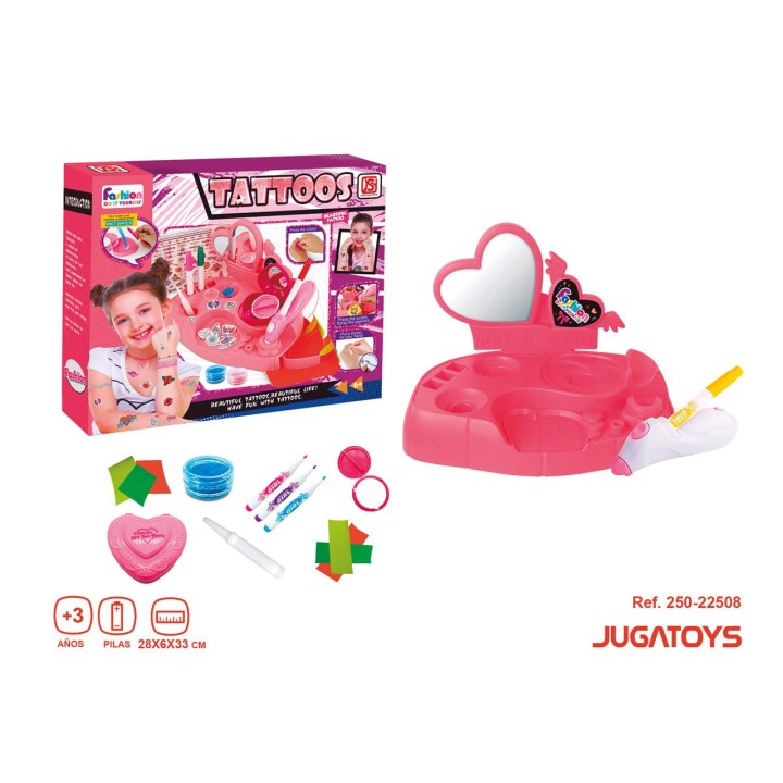 Set Tatuajes Con Accesorios 28X6x33cm