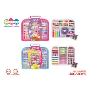 Maletín Crea Pulseras Con Accesorios 31X5'8x28cm Colores Sdo