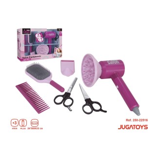 Set Peluquería, Con Tijeras, Secador Y Accesorios 24'5X9x33c