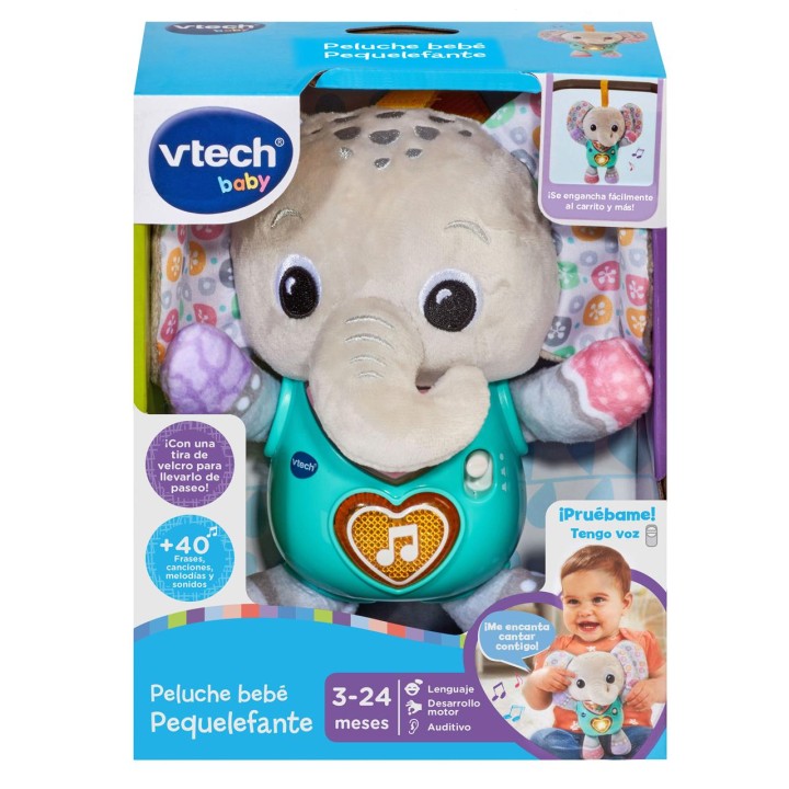 Peluche Bebé Pequelefante. Con Divertidas