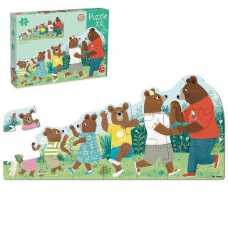 Goula Puzzle Xxl Familia De Osos 16 Piezas