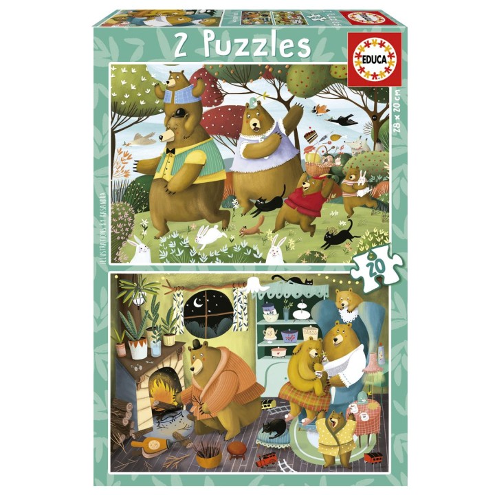 Puzzle Cuentos Del Bosque 2X20 Piezas