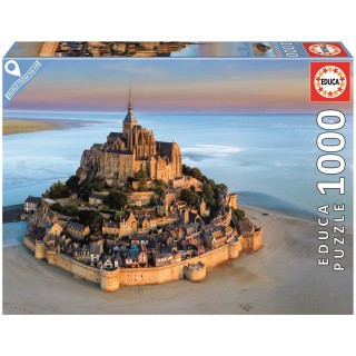 Puzzle Mont Saint Michel Desde El Aire 1000Pz