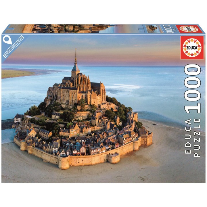 Puzzle Mont Saint Michel Desde El Aire 1000Pz