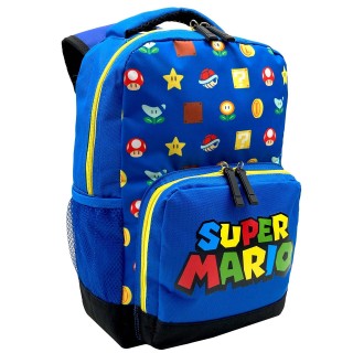 Mochila Escolar Super Mario 35X24x12 Cm