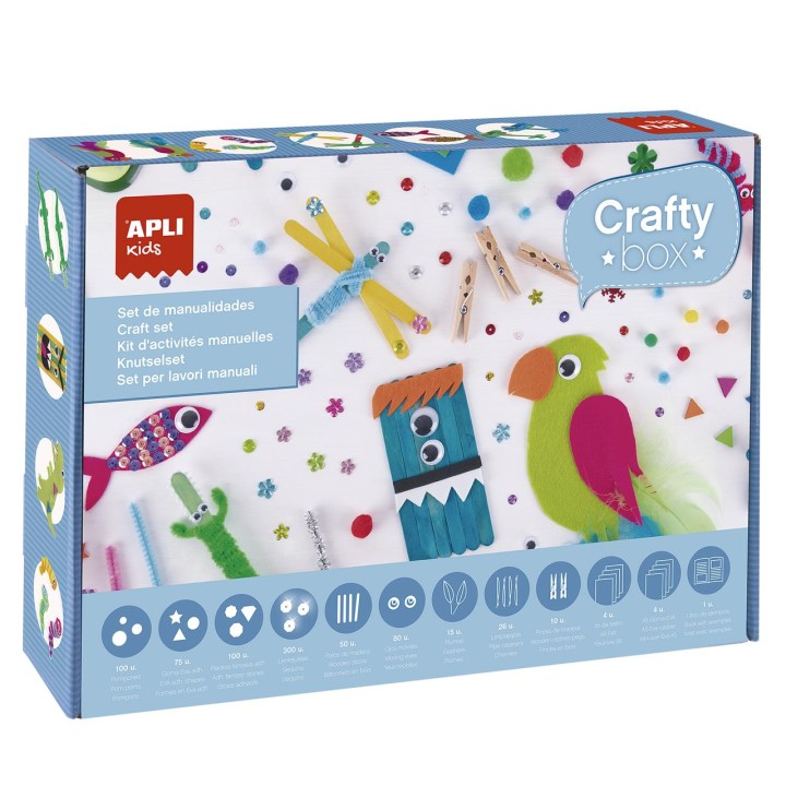 Set Manualidades Crafty Box Apli Kids