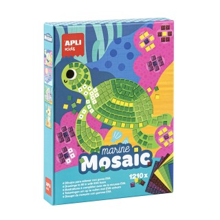 Kit Mosaico De Goma Eva Mundo Marino Apli