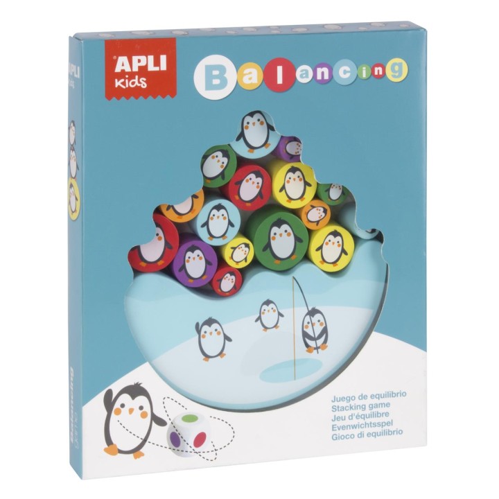 Juego De Equilibrio Apli 16 Piezas Madera 