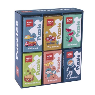 Caja Metalica Apli Kids Magnetic Mix & Match Tropi