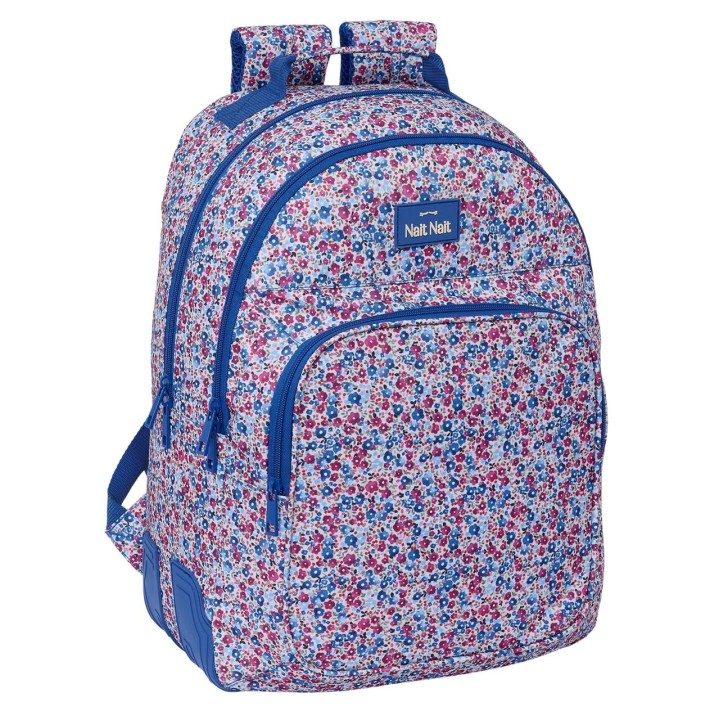 Mochila Grande Flores Coimbra Azul