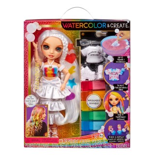 Muñeca Rainbow High Watercolor & Create