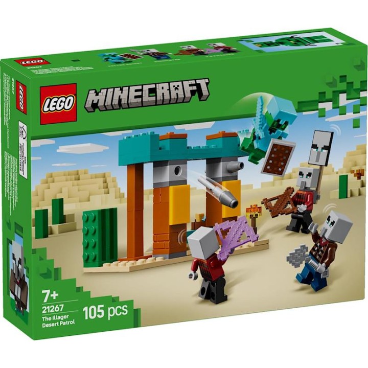 Lego Minecraft La Patrulla Del Desierto De Los Mal
