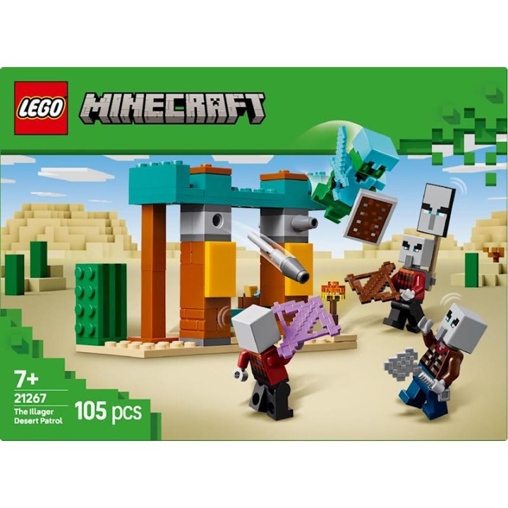 Lego Minecraft La Patrulla Del Desierto De Los Mal