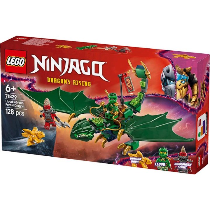 Lego Ninjago Dragon Verde Del Bosque De Lloyd