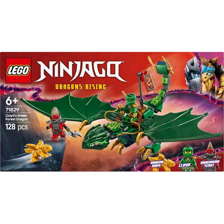 Lego Ninjago Dragon Verde Del Bosque De Lloyd