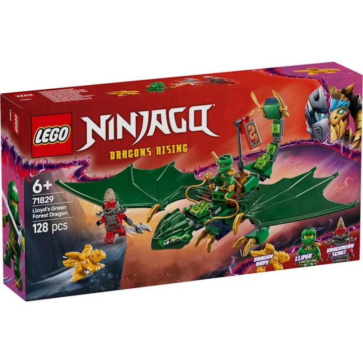 Lego Ninjago Dragon Verde Del Bosque De Lloyd