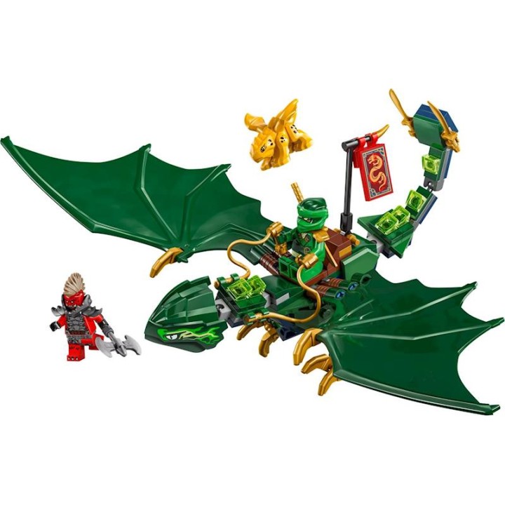 Lego Ninjago Dragon Verde Del Bosque De Lloyd