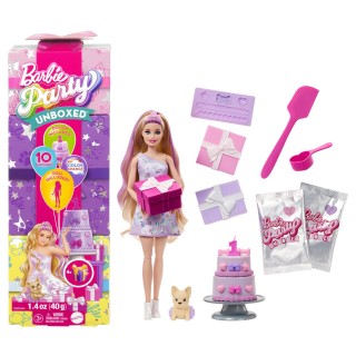 Barbie Party Unboxed Muneca Morada Con Sopresas