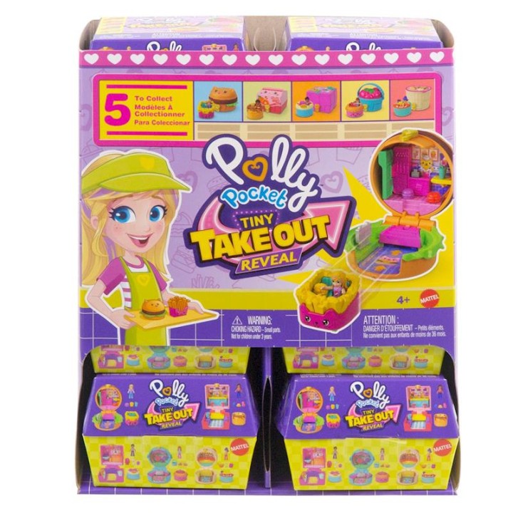 Polly Pocket Tiny Takeout Reveal Surtido