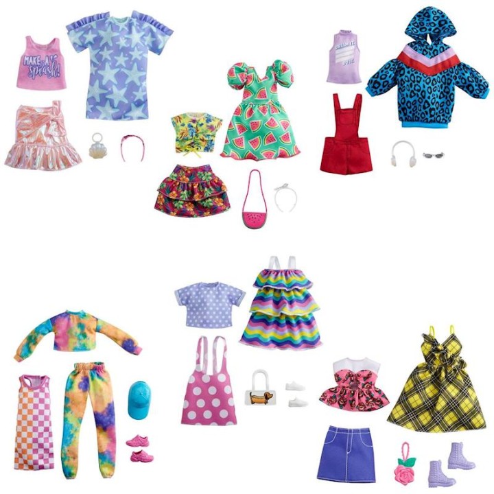 Barbie Fashions - Juego De Ropa De 2 Piezas, 2 Tra