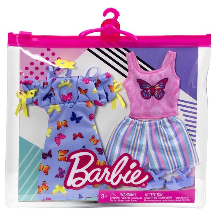 Barbie Fashions - Juego De Ropa De 2 Piezas, 2 Tra