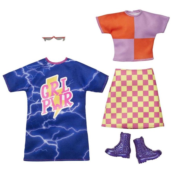 Barbie Fashions - Juego De Ropa De 2 Piezas, 2 Tra