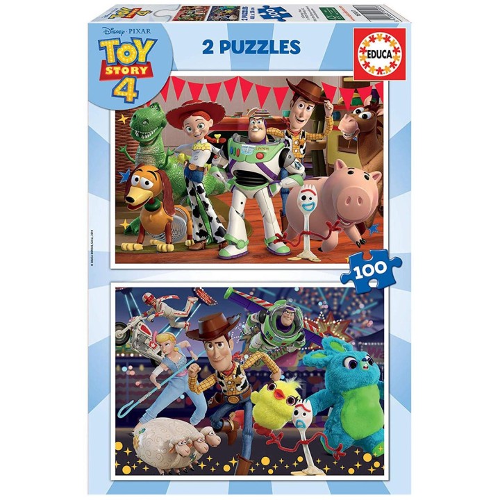 Puzzle 2X100 Toy Story 4