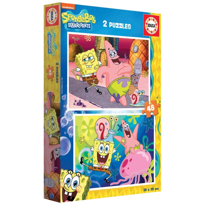 Puzzle 2X48 Bob Esponja