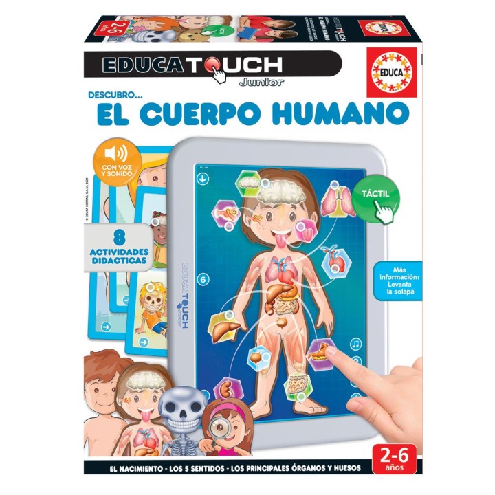 Juego Educa Touch Junior El Cuerpo Humano