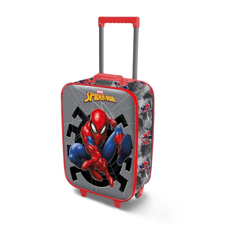 Maleta Trolley Soft 3D Spiderman Symbol 33 X17 X52