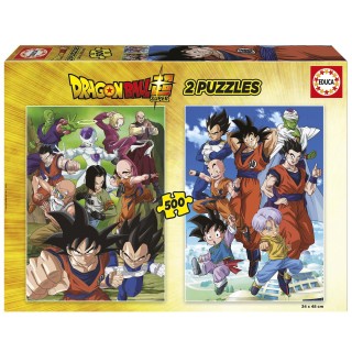 Puzzle 2X500 Piezas Dragon Ball