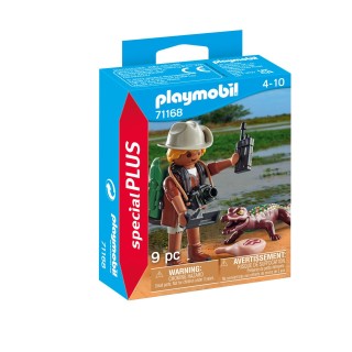 Playmobil Investigador Con Caiman