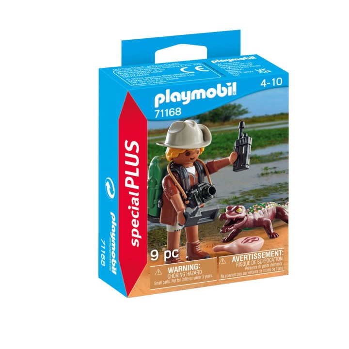 Playmobil Investigador Con Caiman