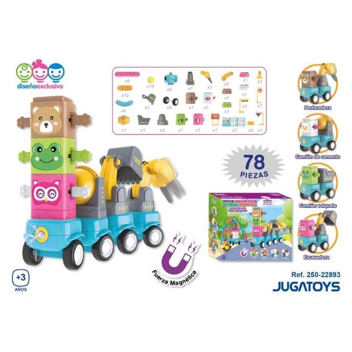 Juego De Construcción Magnético Infantil