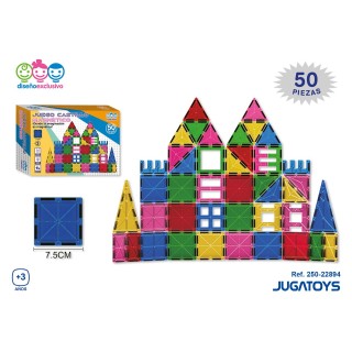 Juego De Construcción Magnético Castillo 50