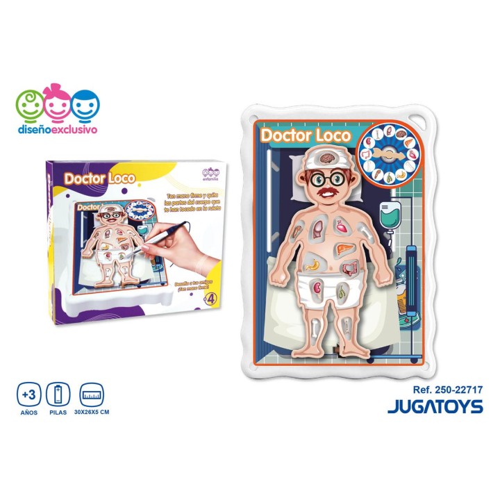Juego Doctor Loco ¡Opera Al Paciente!