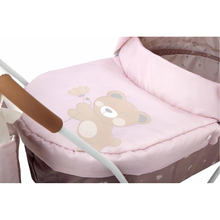 Coche Muñeca Gemelar Bear C/Bolso