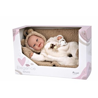 Muñeca Elegance Babyto Marron C/ Manta
