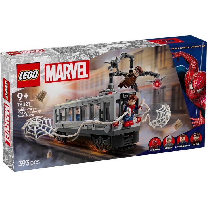 Lego Spiderman Y Doctor Ock. Escena Del Tren