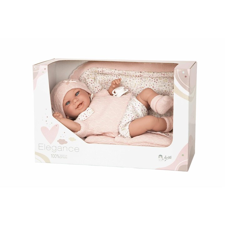 Muñeco Babyto Rosa 35 Cm. Elegance