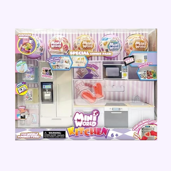 Cocina Mini World Playset Con 5 Bolas