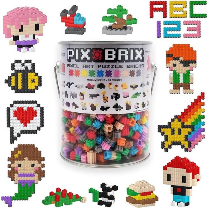Pix Brix Pixel Art Botes Metálicos 1500 Piezas
