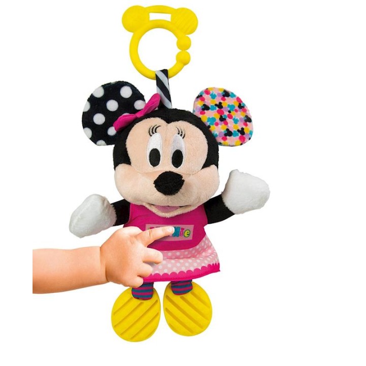 Sonajero Minnie Peluche Texturas Con